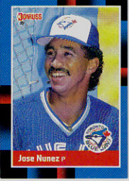 1988 Donruss Baseball Cards    611     Jose Nunez SP